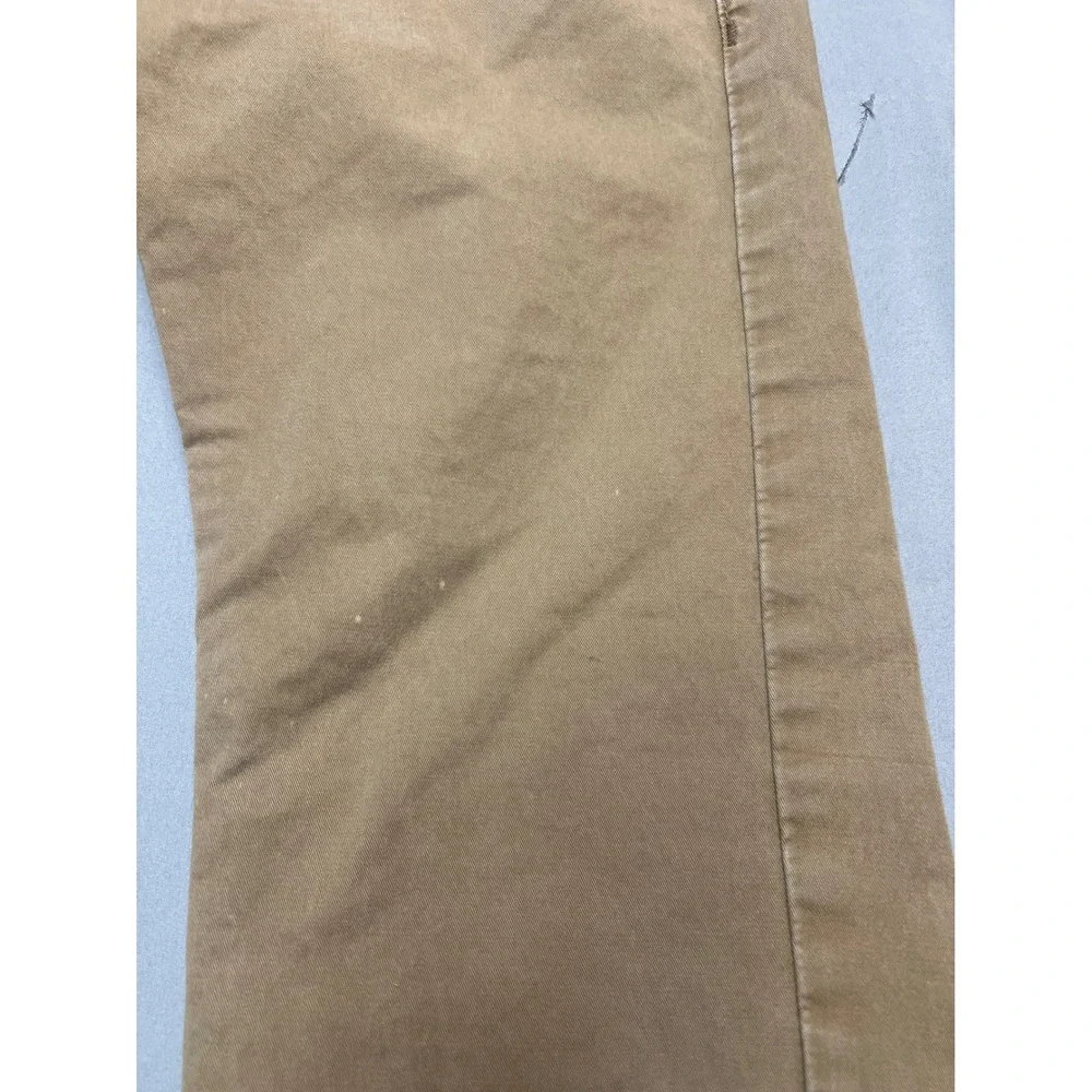 Levis 513 Slim Straight Pants Mens 32x32 Khaki Tan Cotton 08513-0026